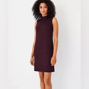 NWT! Ann Taylor Mock Neck Knit Shift Dress (size 0)